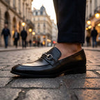 Soft Cowhide Slip-On Loafers