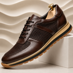 Hand-Stitched Leather Dress Sneaker