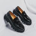 Tassel Loafers on Platform Sole