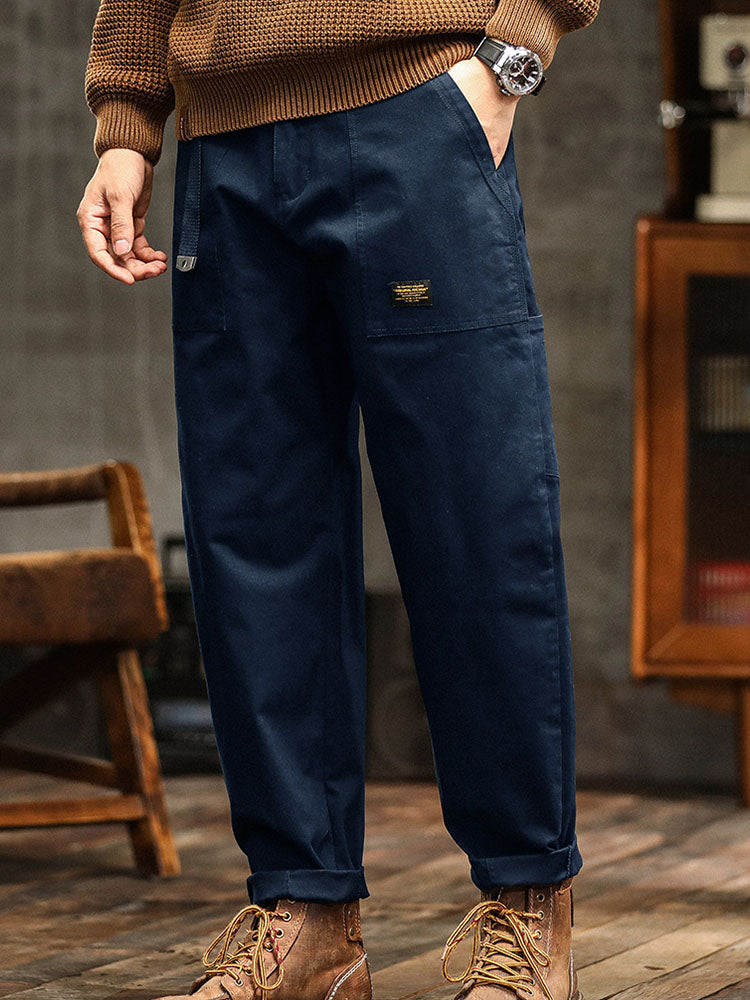 Cotton Utility Cargo Trousers