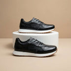 Hand-Stitched Leather Sneakers
