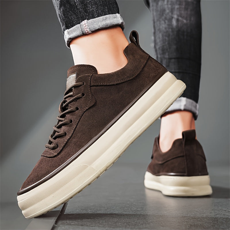 Premium Suede Leather Low Sneakers