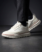 Woven Leather Dress Sneakers
