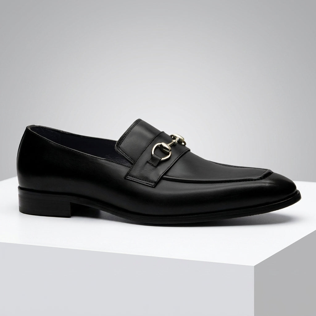 Soft Cowhide Slip-On Loafers