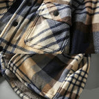 Plaid Sherpa-Lined Outdoor Jacket