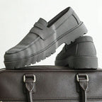 Men's Platform Sole Slip-On Loafers