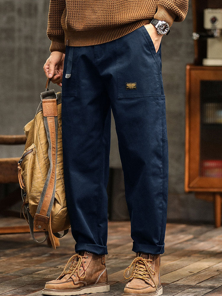 Cotton Utility Cargo Trousers