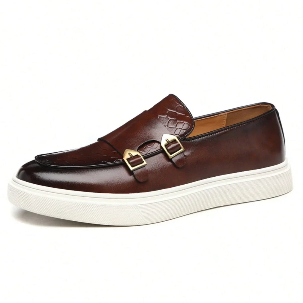 Men's British Style Breathable Microfiber Leather Loafers
