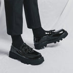 Tassel Loafers on Platform Sole