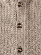Waffle Knit Hooded Top