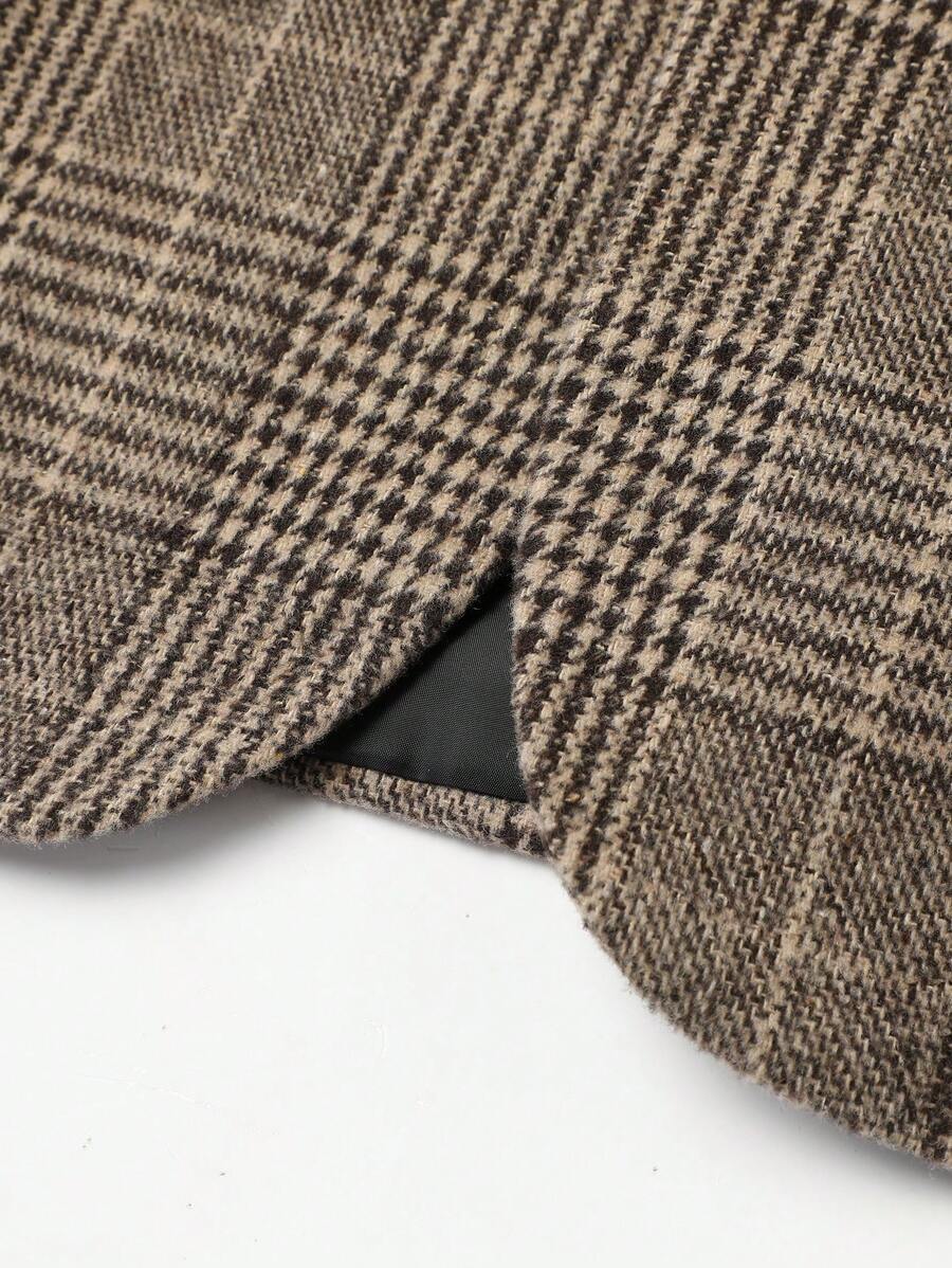 Checked Two-Piece Suit