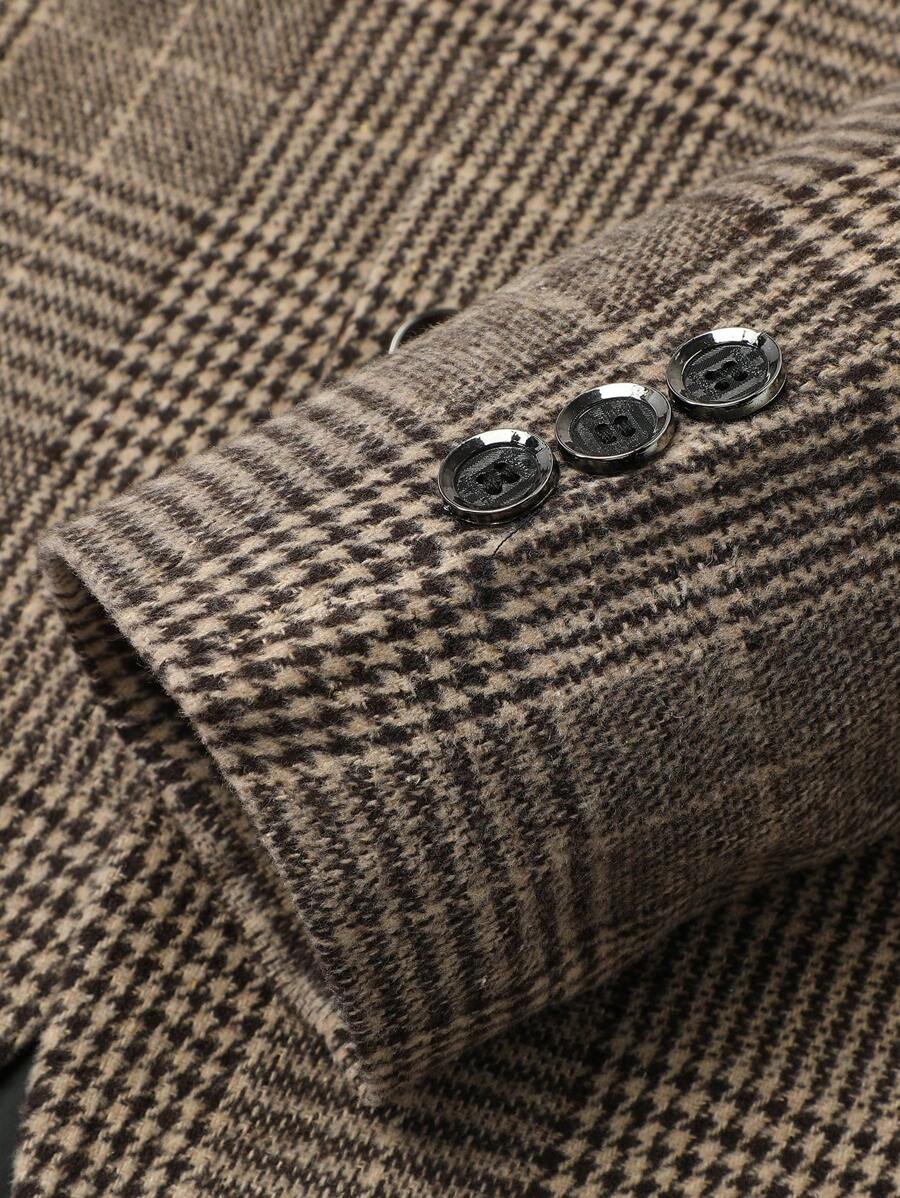 Checked Two-Piece Suit
