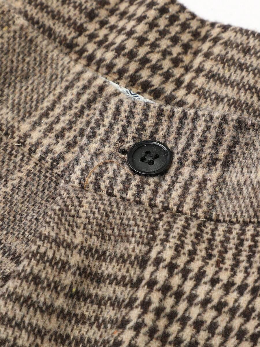 Checked Two-Piece Suit