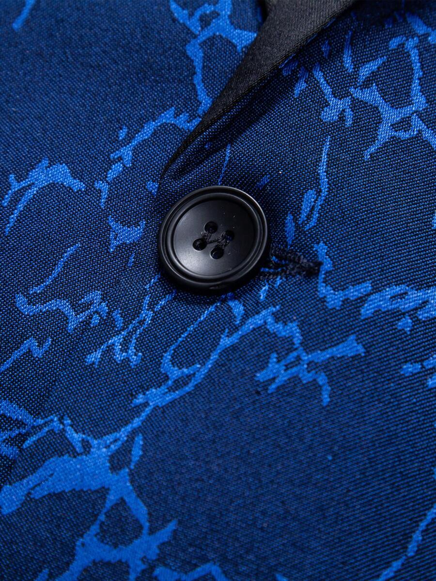 Jacquard Shawl Collar Suit