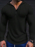 Waffle Knit Hooded Top