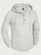 Waffle Knit Hooded Top