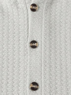 Waffle Knit Hooded Top