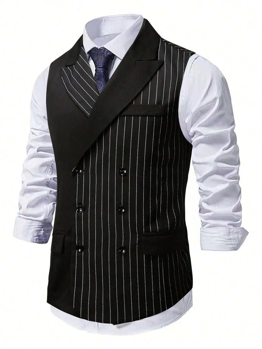Double-Breasted Suit Waistcoat
