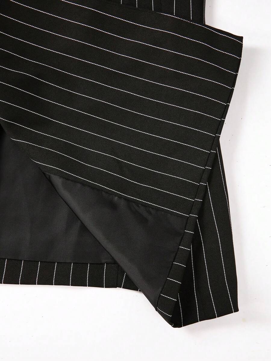 Striped Double-Breasted Suit