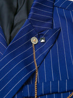 Striped Double-Breasted Suit
