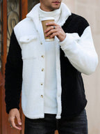 Teddy Fleece Button Jacket