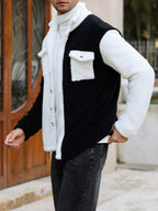 Teddy Fleece Button Jacket