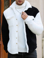 Teddy Fleece Button Jacket