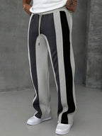 Patchwork Drawstring Joggers