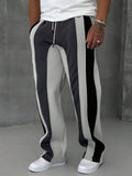 Patchwork Drawstring Joggers