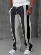 Patchwork Drawstring Joggers
