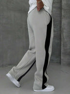 Patchwork Drawstring Joggers