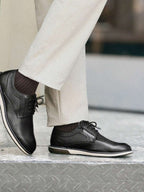 Plain Toe Derby Shoes