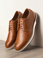 Plain Toe Derby Shoes