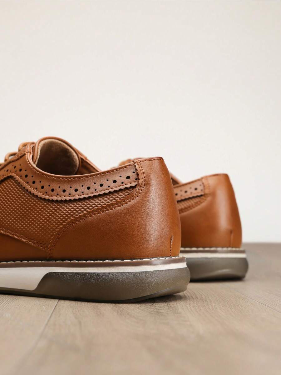 Plain Toe Derby Shoes