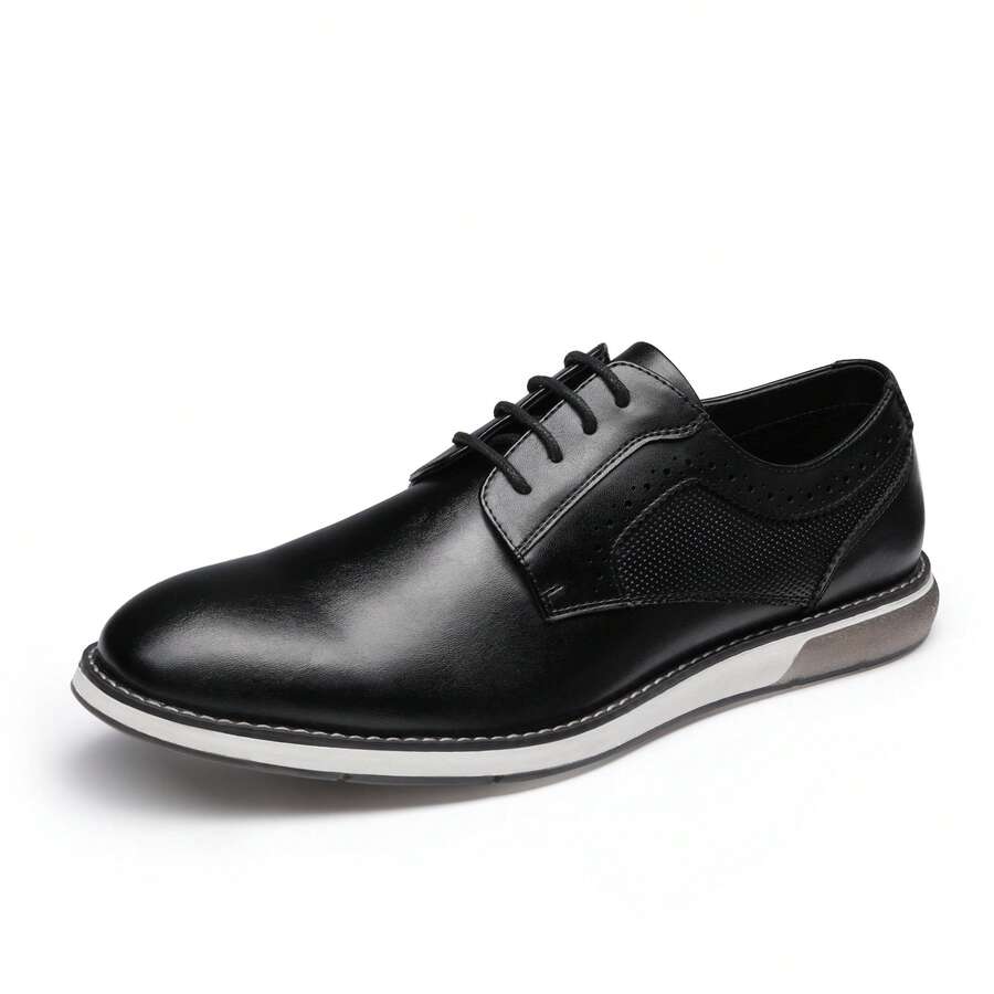 Plain Toe Derby Shoes