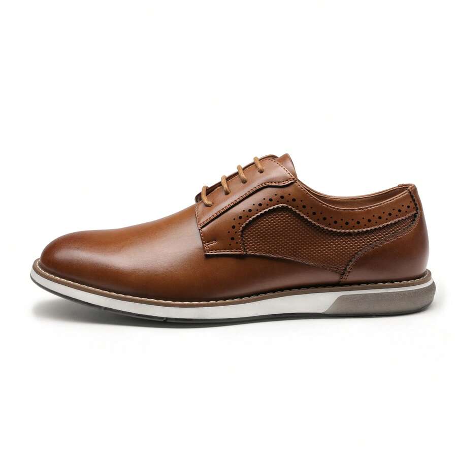 Plain Toe Derby Shoes