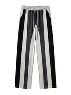 Patchwork Drawstring Joggers
