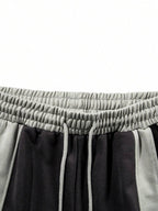 Patchwork Drawstring Joggers
