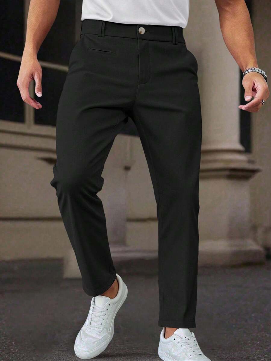 Classic Woven Suit Trousers