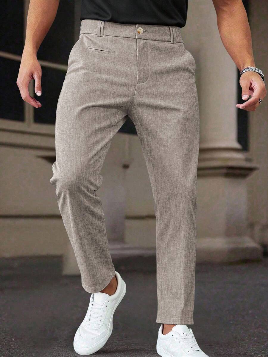 Classic Woven Suit Trousers