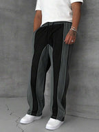 Patchwork Drawstring Joggers