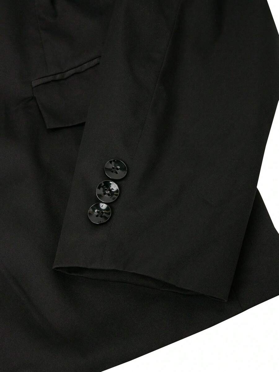 Stand Collar Minimal Blazer