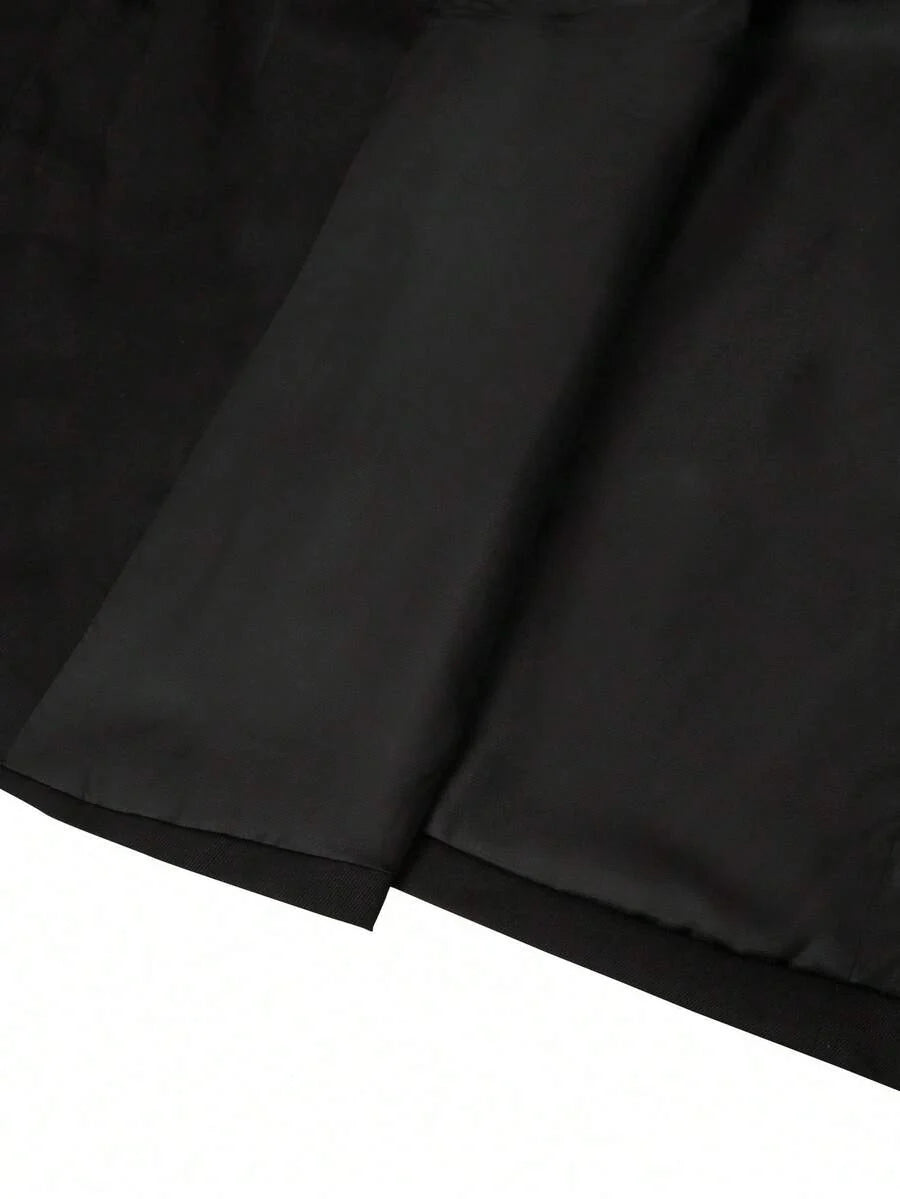 Stand Collar Minimal Blazer