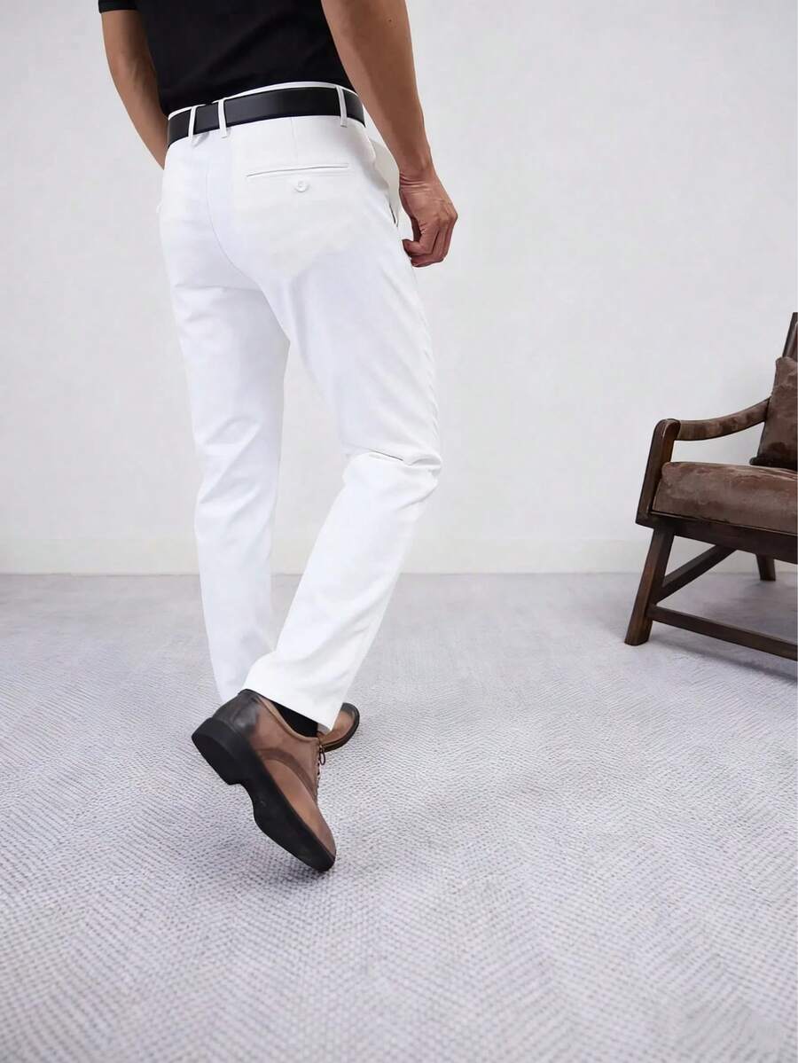 Crease-Resistant Business Trousers