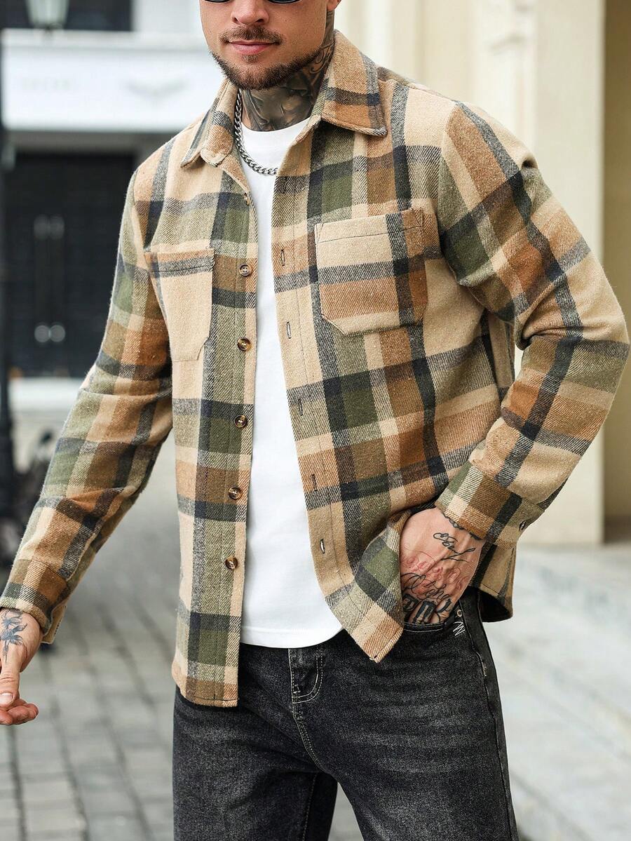Checked Flannel Overshirt