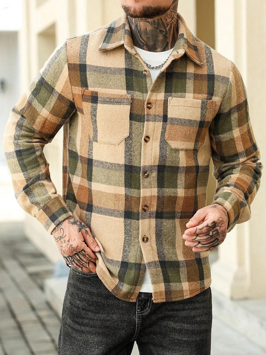 Checked Flannel Overshirt