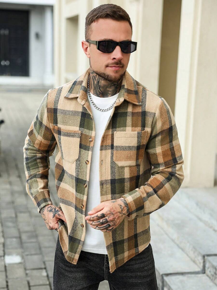 Checked Flannel Overshirt