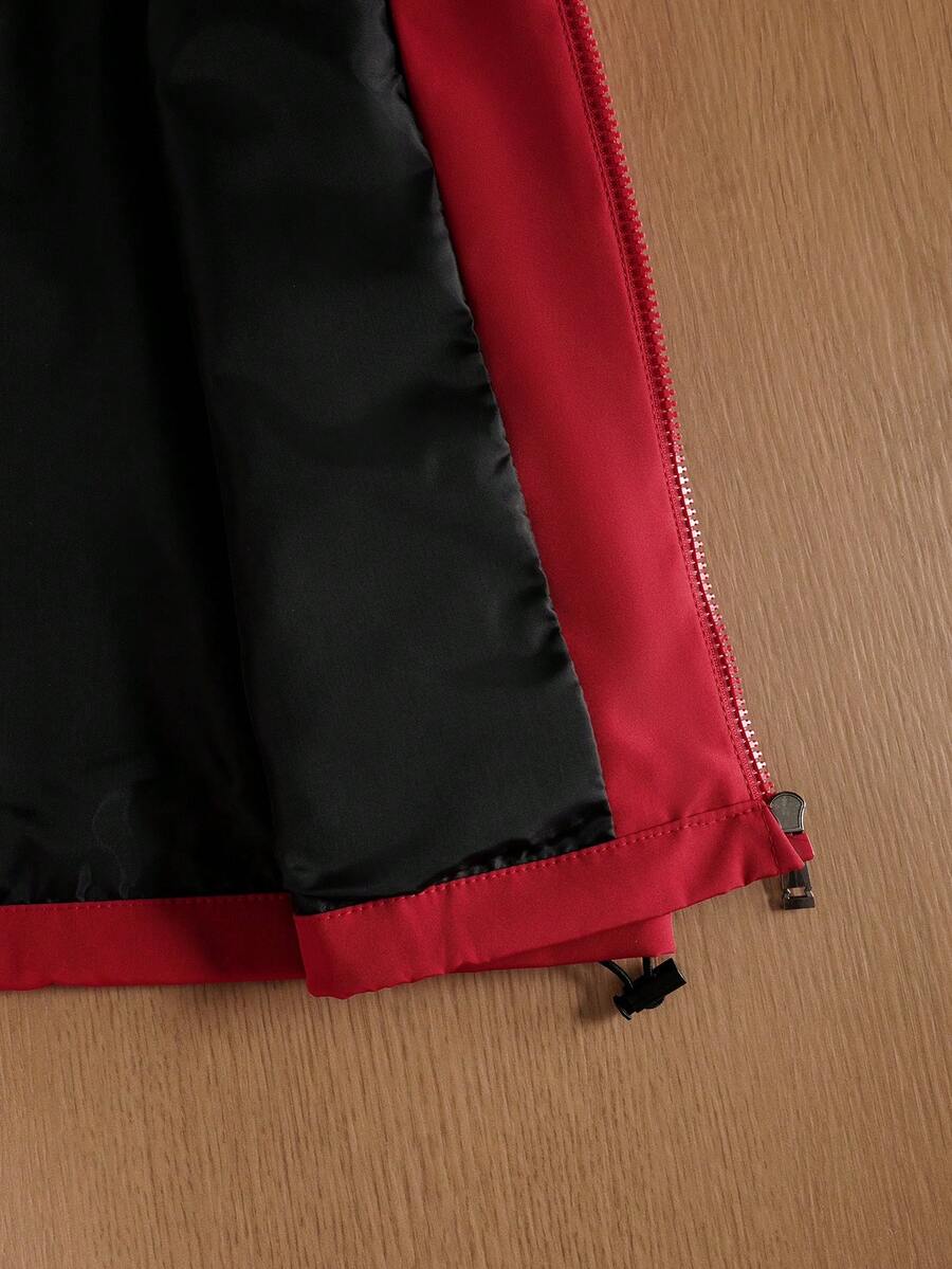 Loose Workwear Zip Windbreaker