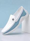 Two-Tone Driving Loafers