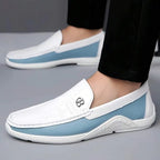 Two-Tone Driving Loafers